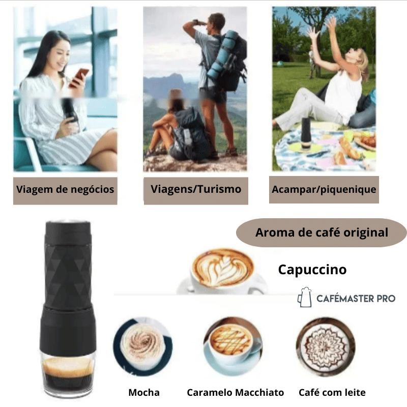CaféMaster Pro - O Luxo do Café a Qualquer Hora